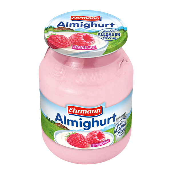 Ehrmann Almighurt Glass Raspberry 500g