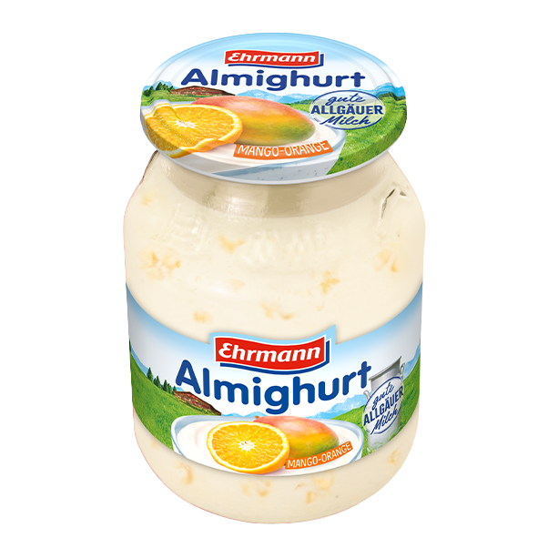 Ehrmann Almighurt Glass Mango-Orange 500g