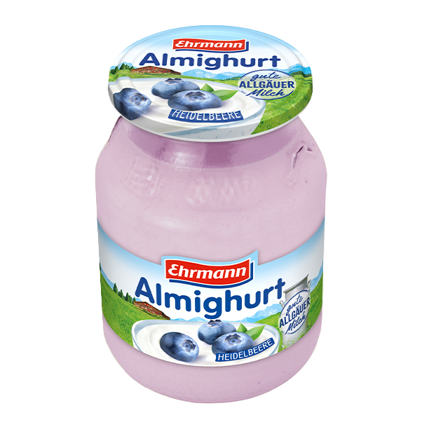 Ehrmann Almighurt Glass Blueberry 500g